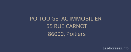 POITOU GETAC IMMOBILIER