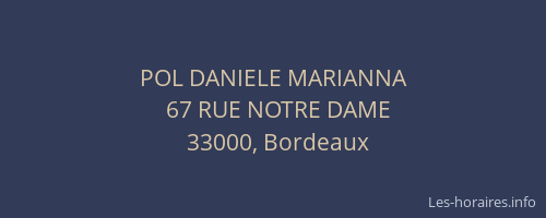 POL DANIELE MARIANNA