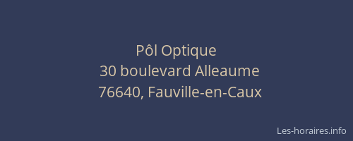 Pôl Optique