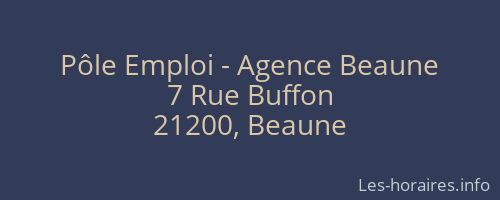 Pôle Emploi - Agence Beaune