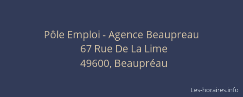 Pôle Emploi - Agence Beaupreau