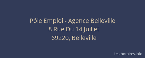 Pôle Emploi - Agence Belleville