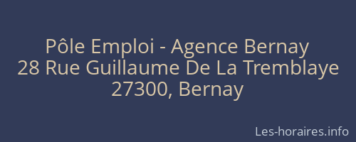 Pôle Emploi - Agence Bernay