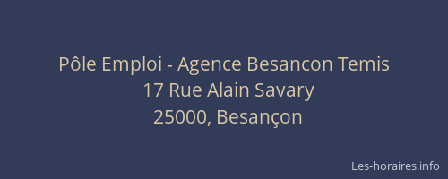 Pôle Emploi - Agence Besancon Temis