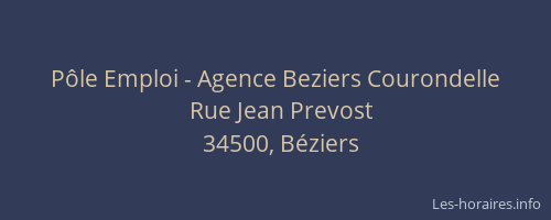 Pôle Emploi - Agence Beziers Courondelle