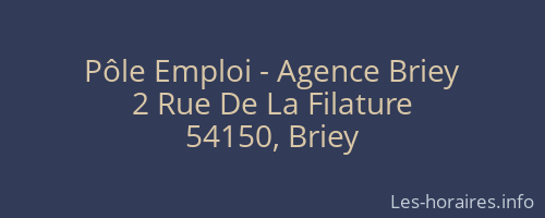 Pôle Emploi - Agence Briey