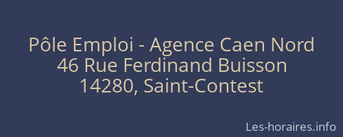 Pôle Emploi - Agence Caen Nord
