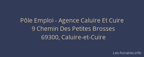 Pôle Emploi - Agence Caluire Et Cuire