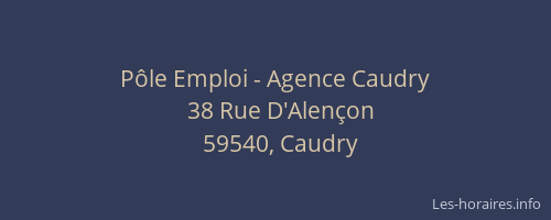Pôle Emploi - Agence Caudry