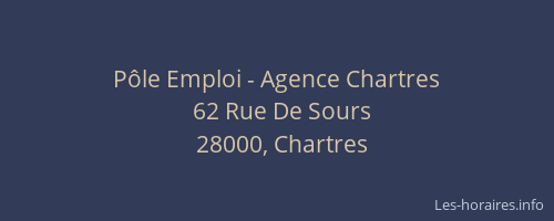 Pôle Emploi - Agence Chartres