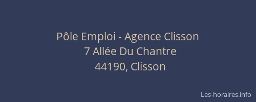 Pôle Emploi - Agence Clisson
