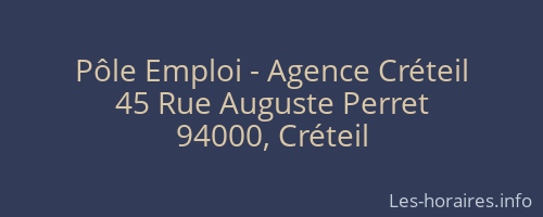 Pôle Emploi - Agence Créteil