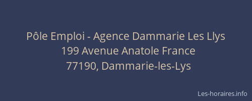Pôle Emploi - Agence Dammarie Les Llys