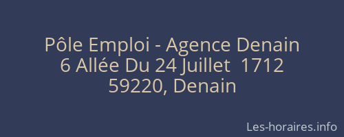 Pôle Emploi - Agence Denain