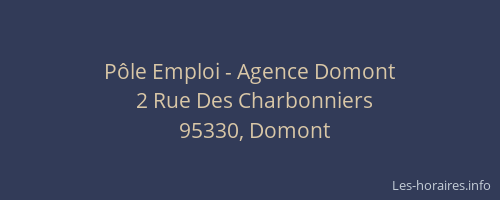 Pôle Emploi - Agence Domont