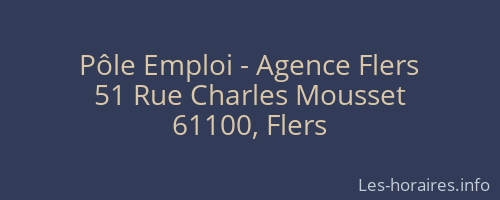 Pôle Emploi - Agence Flers