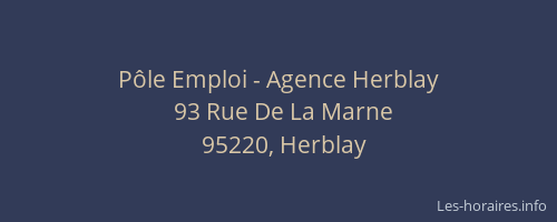 Pôle Emploi - Agence Herblay