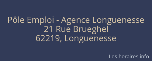 Pôle Emploi - Agence Longuenesse