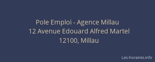 Pole Emploi - Agence Millau