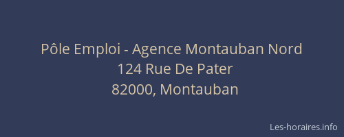 Pôle Emploi - Agence Montauban Nord
