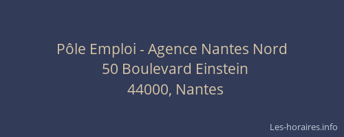 Pôle Emploi - Agence Nantes Nord