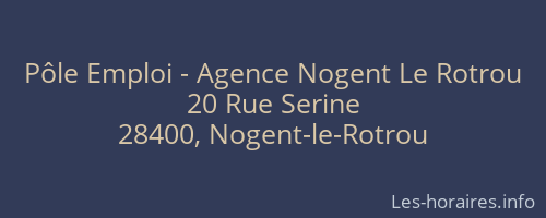 Pôle Emploi - Agence Nogent Le Rotrou