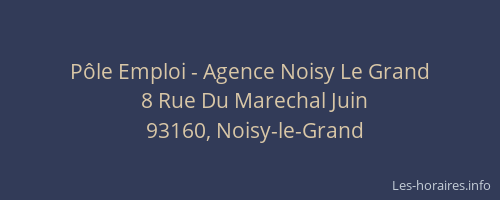 Pôle Emploi - Agence Noisy Le Grand