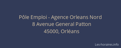 Pôle Emploi - Agence Orleans Nord