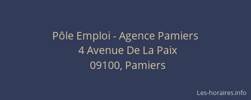 Pôle Emploi - Agence Pamiers