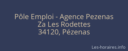 Pôle Emploi - Agence Pezenas