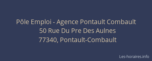 Pôle Emploi - Agence Pontault Combault