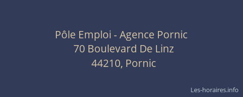 Pôle Emploi - Agence Pornic