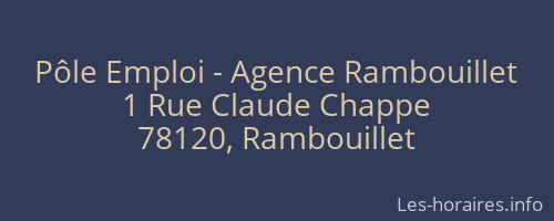 Pôle Emploi - Agence Rambouillet