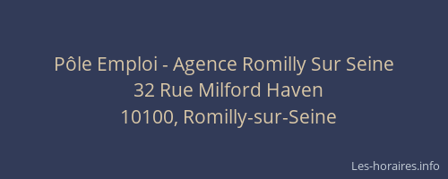 Pôle Emploi - Agence Romilly Sur Seine