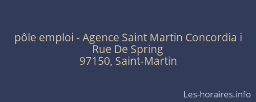pôle emploi - Agence Saint Martin Concordia i