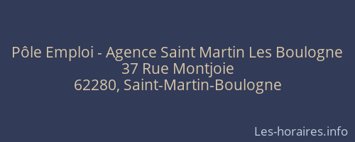 Pôle Emploi - Agence Saint Martin Les Boulogne