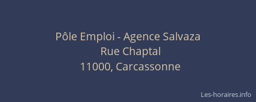 Pôle Emploi - Agence Salvaza