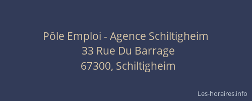 Pôle Emploi - Agence Schiltigheim