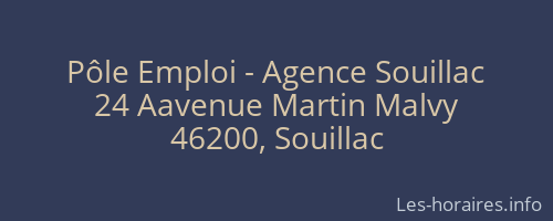 Pôle Emploi - Agence Souillac