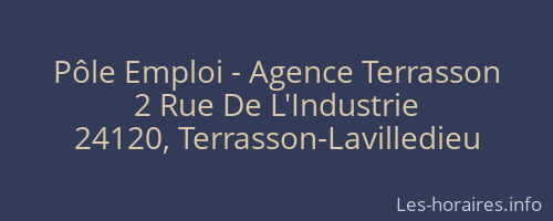 Pôle Emploi - Agence Terrasson