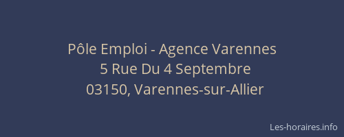 Pôle Emploi - Agence Varennes