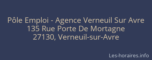 Pôle Emploi - Agence Verneuil Sur Avre