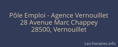 Pôle Emploi - Agence Vernouillet