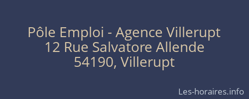 Pôle Emploi - Agence Villerupt