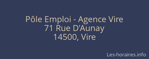 Pôle Emploi - Agence Vire