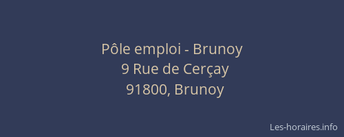 Pôle emploi - Brunoy