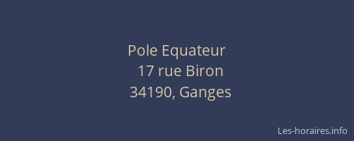 Pole Equateur