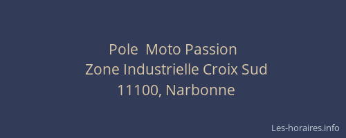Pole  Moto Passion