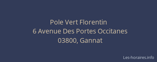 Pole Vert Florentin
