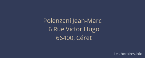 Polenzani Jean-Marc